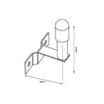 Mocowanie lampy - L - AKC1007L-A - KAMAR