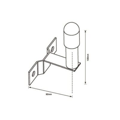 Mocowanie lampy - L - AKC1007L-A - KAMAR