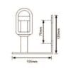 Mocowanie lampy - U - AKC1007U-A - KAMAR