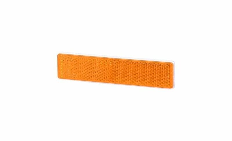 Odblask żółty prostokąt – 103x21MM – UO337 – HORPOL