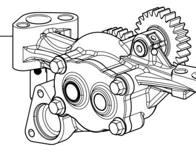 Pompa oleju silnikowego - 0.019.4190.4/50 - SDF