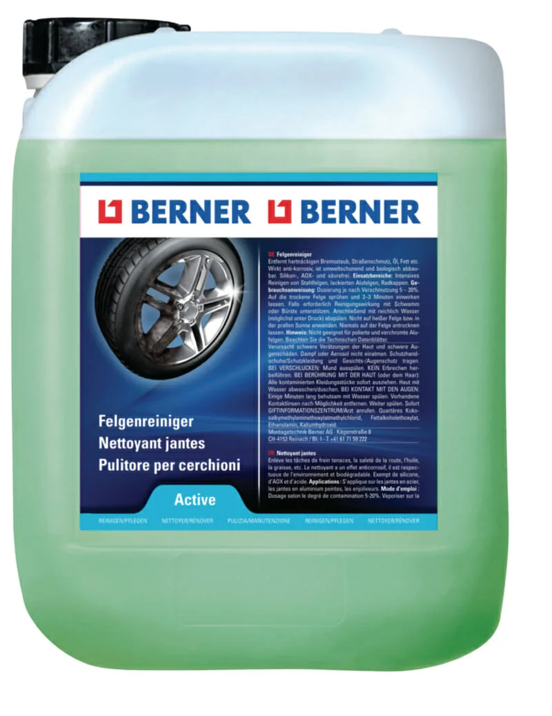 Środek do czyszczenia felg Active - 5L - BERNER