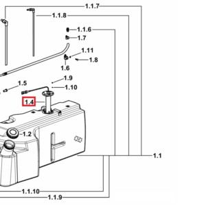 CZUJNIK POZIOMU PALIWA - 2.7059.004.0 - SDF