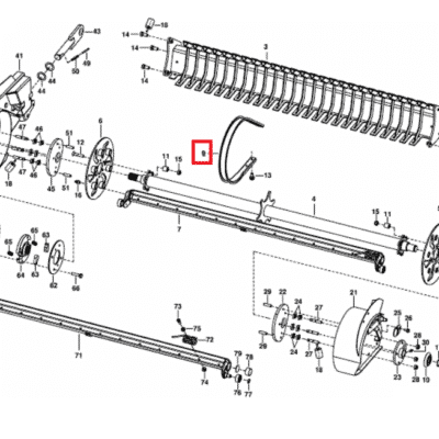 Blacha podbieracza skrobak - 541.50.006.0+1 - POTTINGER