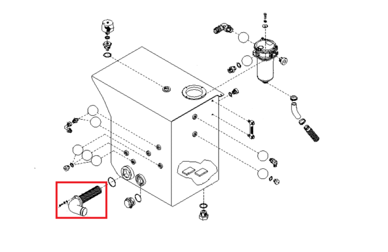 Filtr hydrauliczny – 116673 – MERLO