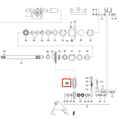 Łańcuch rolkowy - 462.762 - POTTINGER