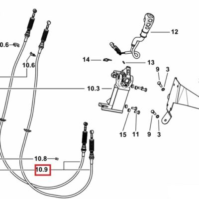 Linka zmiany biegów - 0.018.4933.4 - SDF