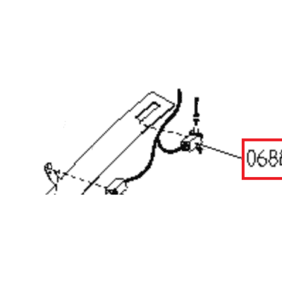 Stycznik stabilizatora - 068883 - MERLO