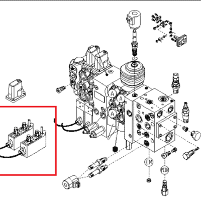 Serwosterowanie elektrozawór - 086555 - MERLO