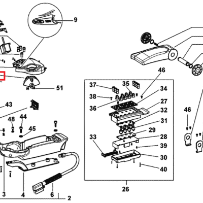 Potencjometr gazu - 0.015.1968.0 - SDF