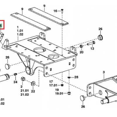 Podpora - 2740.70.011.3 - POTTINGER