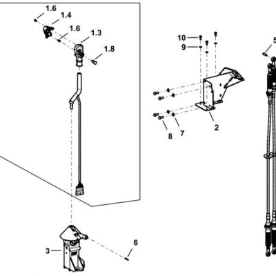 Przewód cięgło - 0.025.1920.4 - SDF