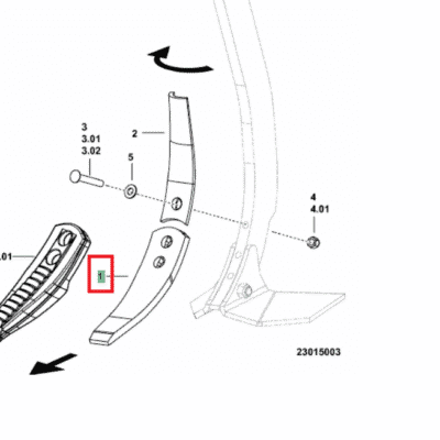 Redlica sercowa wzmocniona - 9762.50.027.1 - POTTINGER