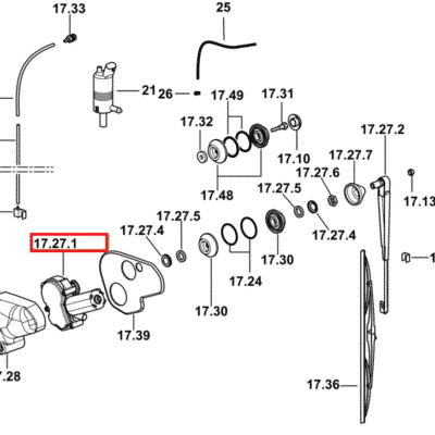 Silniczek wycieraczek - 04413192 - SDF