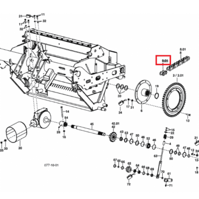 Spinka łańcucha - 462.987 - POTTINGER