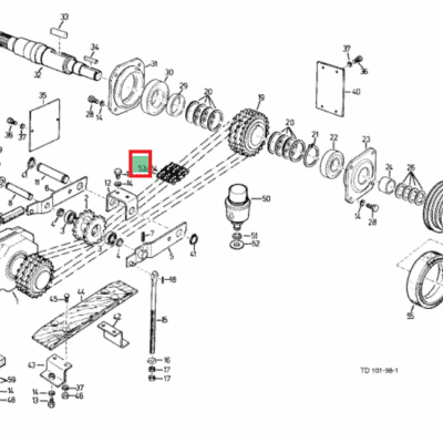 Łańcuch rolkowy - 462.186 - POTTINGER