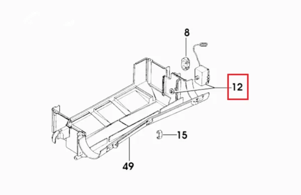 Termostat klimatyzacji powietrza - 0.010.2522.0 - SDF
