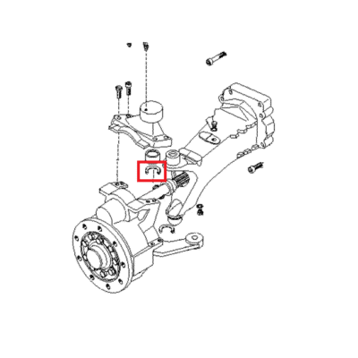 Uszczelniacz górny sworznia - 027012 - MERLO