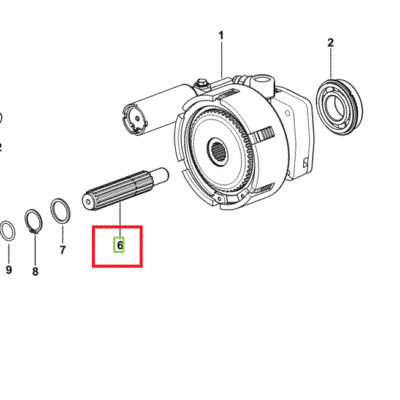 Wał - 0.255.3930.0/40 - SDF