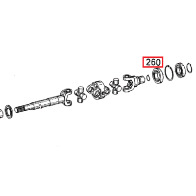 Pierścień uszczelniający przegubu - 0.900.0078.9 - SDF