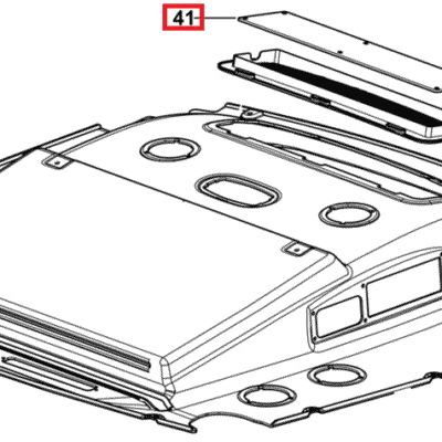Filtr recylkulacji powietrza w kabinie - 0.022.9355.0 - SDF