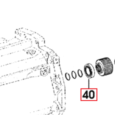 Łożysko stożkowe skrzyni biegów - 35x62x19,26 - 32007-X - SDF
