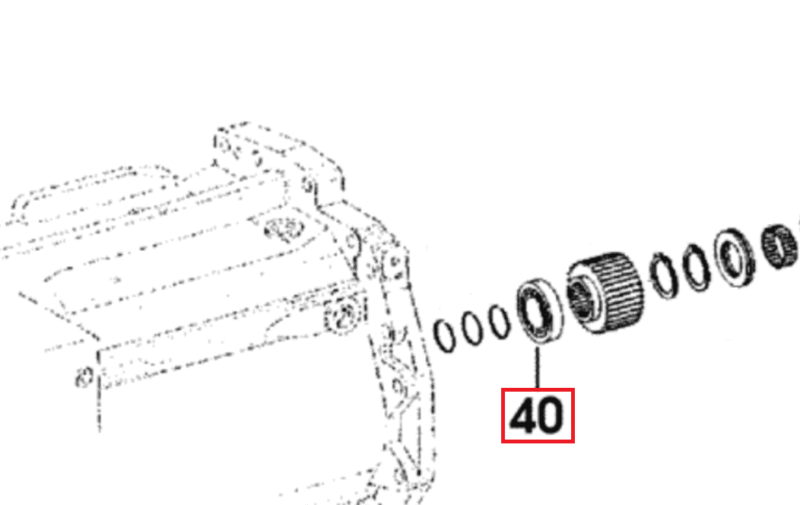 Łożysko stożkowe skrzyni biegów – 35x62x19,26 – 32007-X – SDF