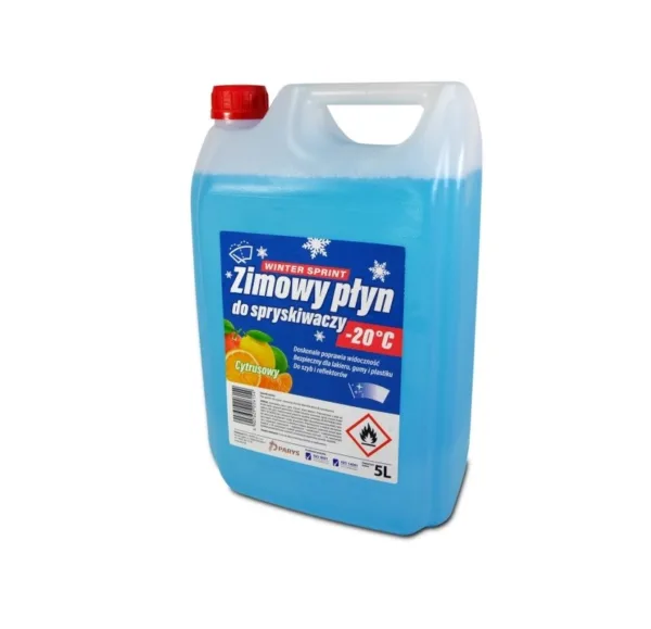 PŁYN ZIMOWY DO SPRYSKIWACZY WINTERSPRINT -20C 5L - PLAK PREMIUM