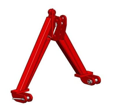 Trójkąt zaczepowy - TUZ cat. 2 - 001-200949 - AGRIEST