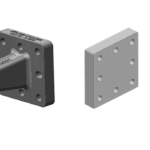 Zaczep kulowy przyczepy z płytą montażową - 145x145 - 001-412787 - AGRIPOWER