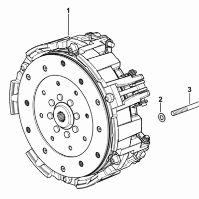 Sprzęgło kompletne - 9 - 0.012.5851.4/20 - SDF