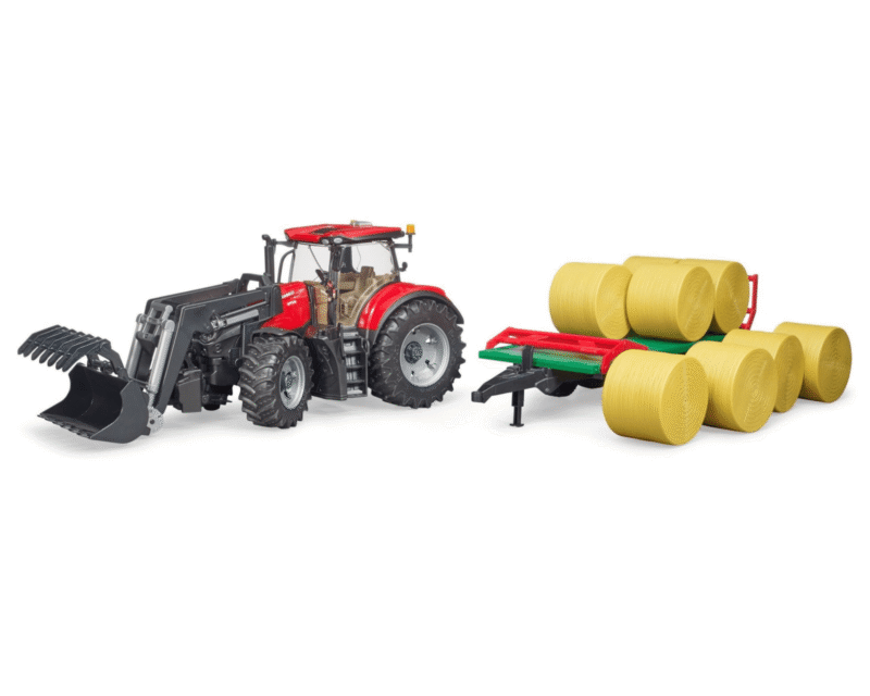 Zabawka traktor Case IH Optum 300 z przyczepą – 03198 – BRUDER
