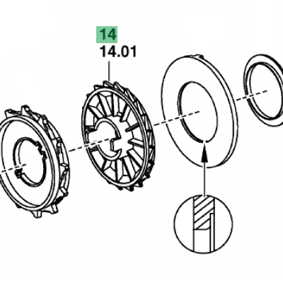 Koło wysiewające - 8612.20.038.0 - POTTINGER