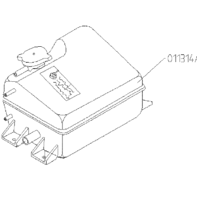 Zbiornik oleju hydrostatyki jazdy - 011314AA - MERLO