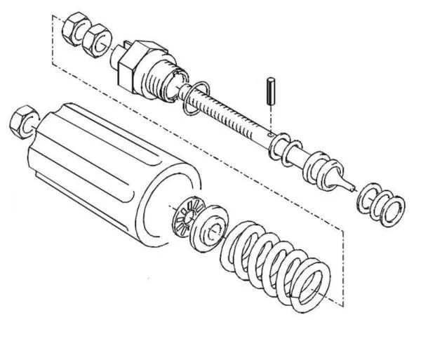 Regulator ciśnienia - DUŻY - CZARNY - 43.444 - KRANZLE