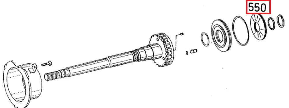 Sprężyna dociskowa - 04416419 - SDF