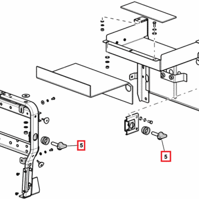 Gałka pokrywy silnika - 0.467.7223.2 - SDF