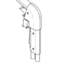 Kurek końcówka - MU350 - 98718082 - DELAVAL