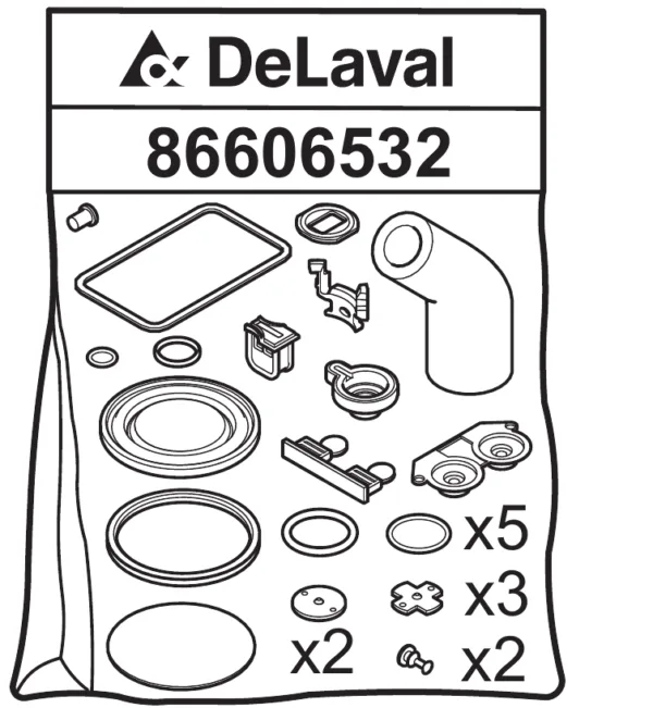 Zestaw Serwisowy MU480 4000h - 86606532 - DeLaval