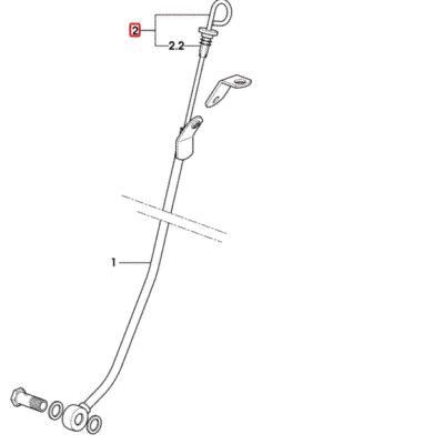 Bagnet oleju silnikowego - 0.010.6896.3/10 - SDF
