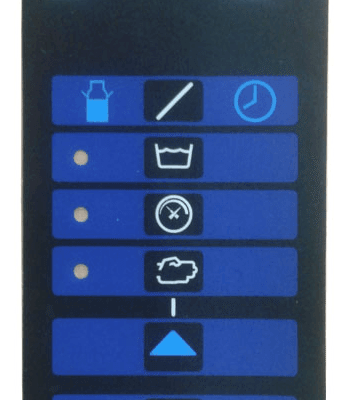 Nalepka klawiatury - MU350 - 98494102 - DELAVAL