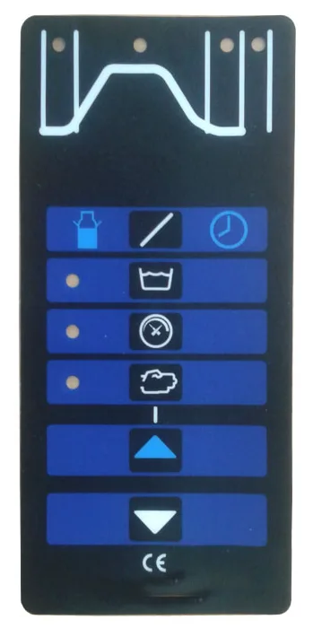 Nalepka klawiatury - MU350 - 98494102 - Delaval