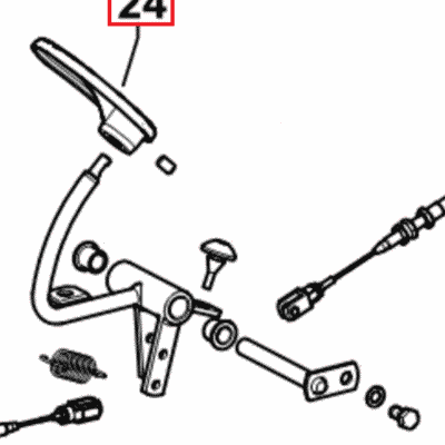 Pedał przyspieszenia - 0.010.8696.2/20 - SDF