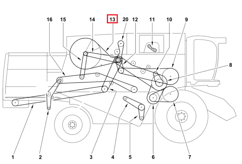 Pas – 13x8x4250 – 2.4119.230.0 – SDF