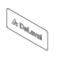 Znak metalowy - 85420501 - DELAVAL