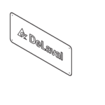 Znak metalowy - 85420501 - DELAVAL