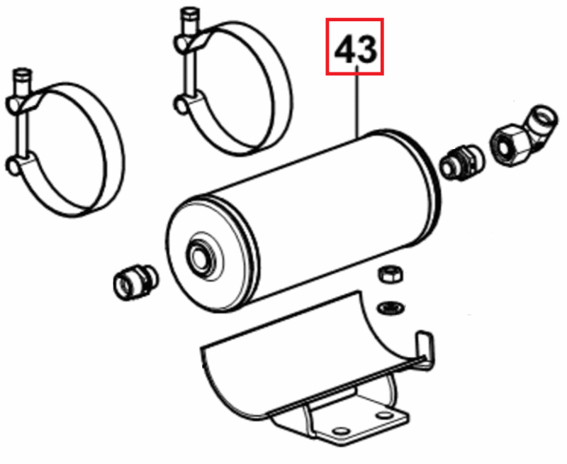 Tłumnik drgań – 0.018.3694.0 – SDF