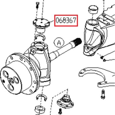 Sworzeń - 068367 - MERLO