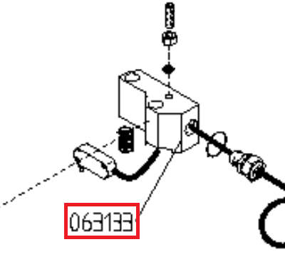 Gniazdo mikrowyłącznika - 063133 - MERLO