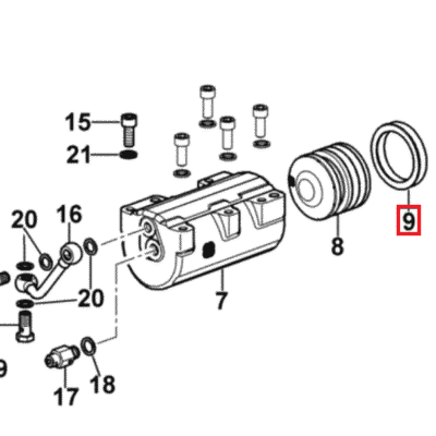 Pierścień uszczelniający - 60x75 - 2.1518.086.0 - SDF